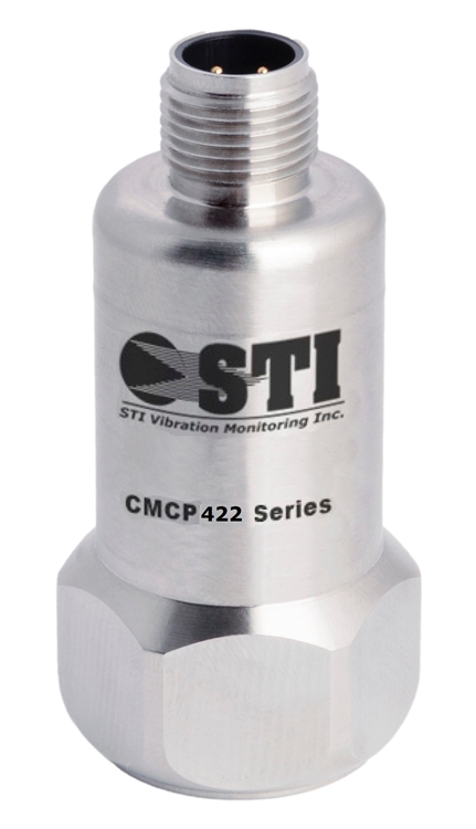 CMCP422VTT-M12 — 顶部出线，M12 连接器，温度输出
